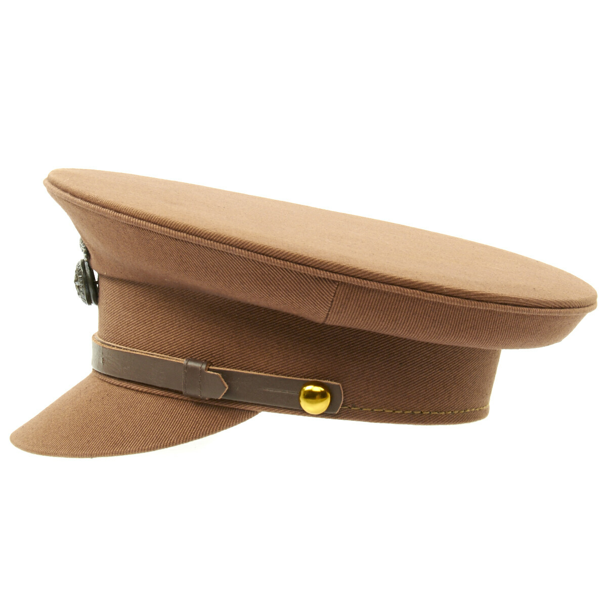 British WWI Officer Service Dress Peaked Cap- Size US 7 (56cm)