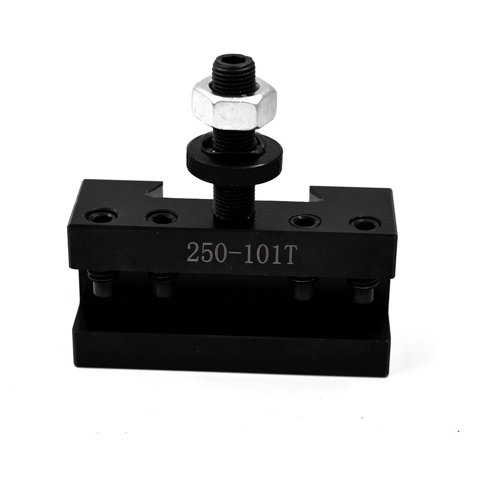 2 Piece Piston Type Tool Post Tool Holder Set AXA 250-100 for Lathe 6 - 12"