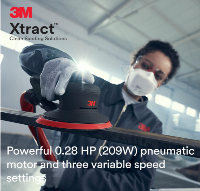 *NEW* 3M Xtract 88945 Pneumatic Random Orbital Sander