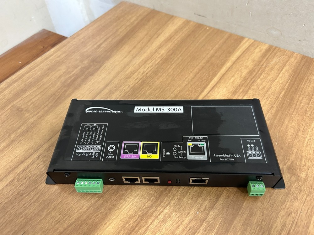 Audio Enhancement MS-300 Network Interface