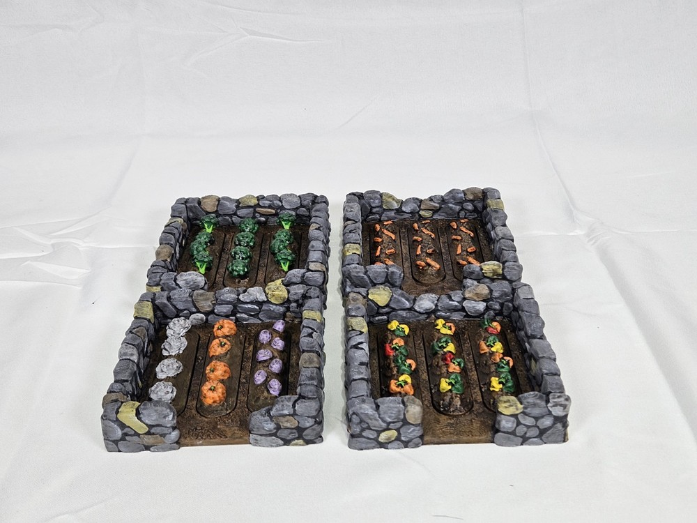 Modular Farm Plots 28mm Tabletop Terrain, Dnd
