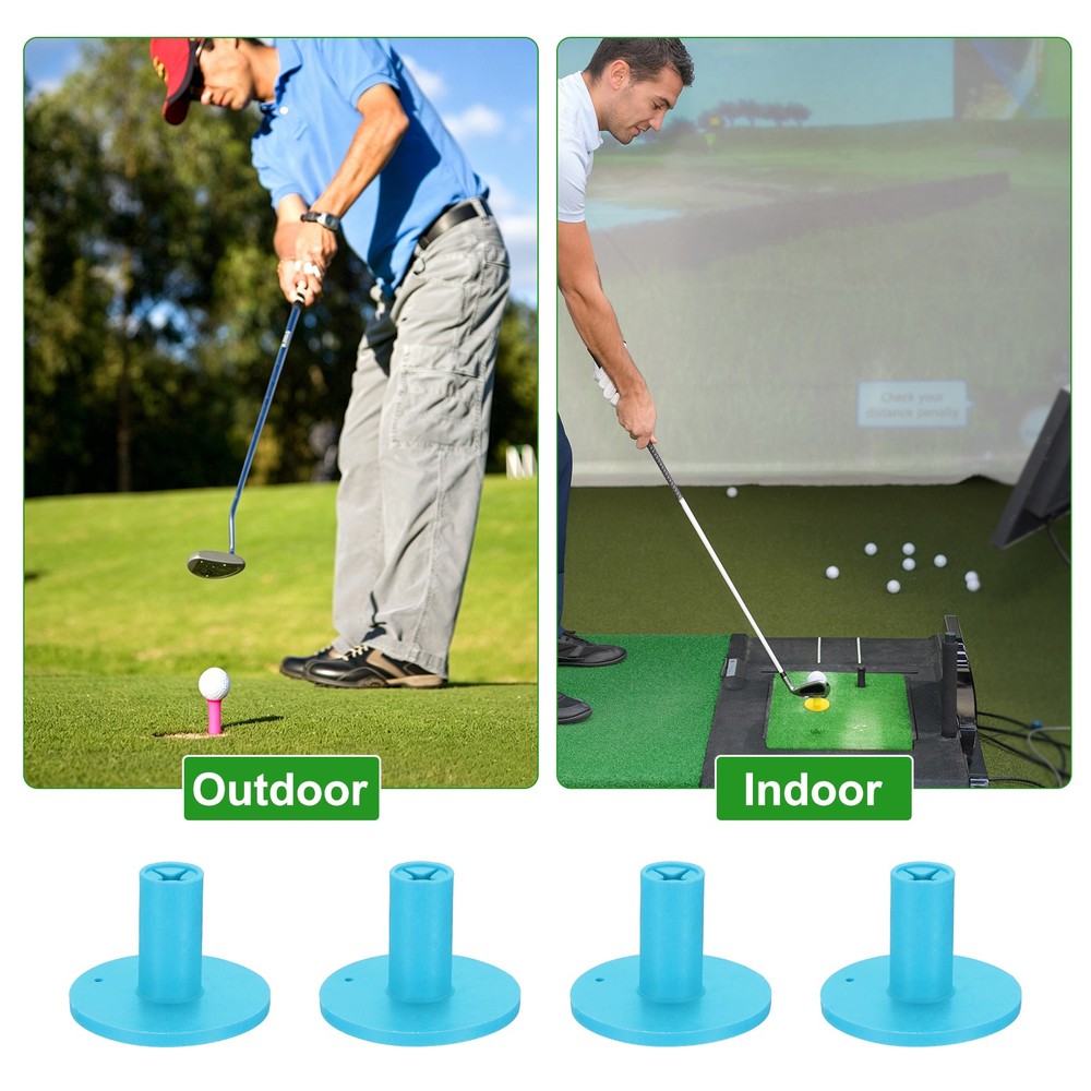 Rubber Golf Tee, 1.5Inch Golf Practice Tees Training Driving Range, Blue