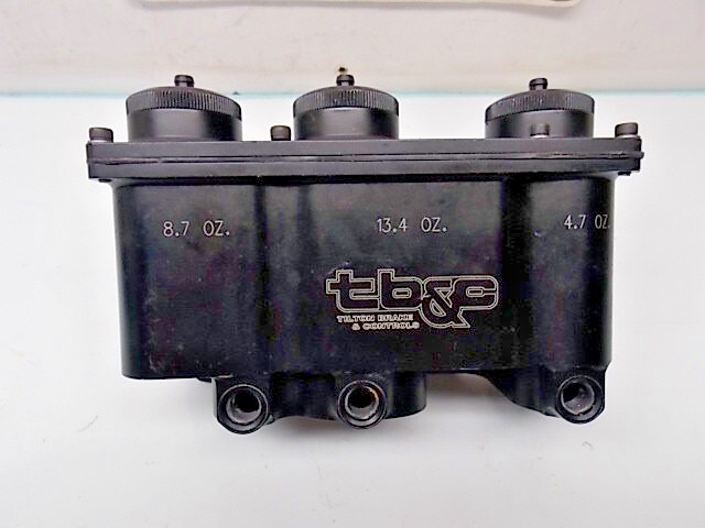 Tilton Billet Alum 3 Chamber Brake And Clutch Fluid Reservoir race car 061725-10
