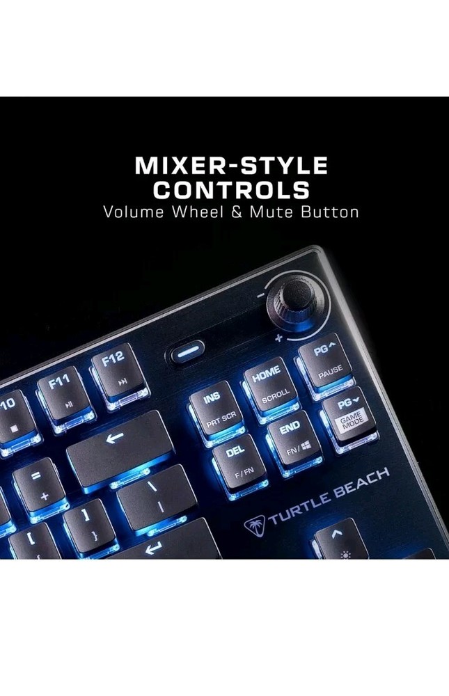 Turtle Beach Vulcan TKL Tenkeyless Linear Mechanical Titan Switch PC Gaming