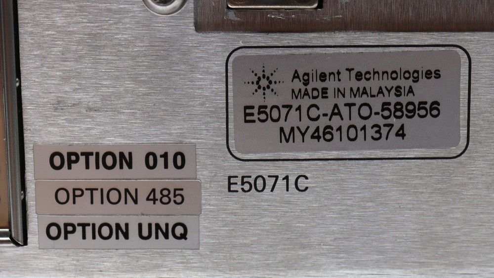 Agilent E5071C Vector Network Analyzer