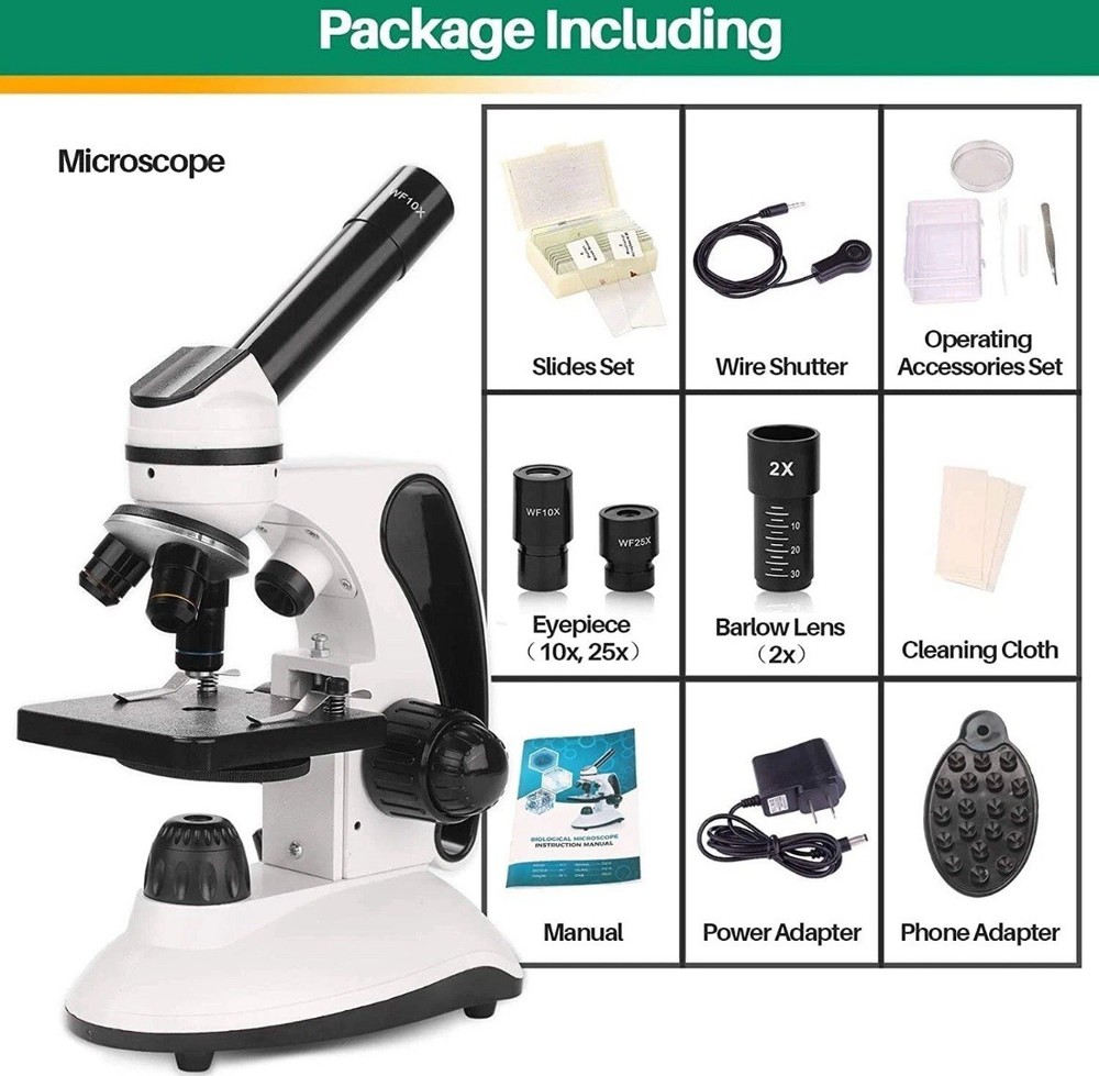 Swift S5120 Series Biological Compound Microscope Kit – 80x–2000x Magnification