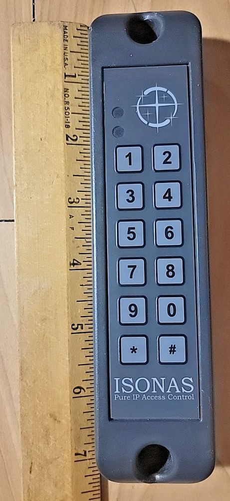 ISONAS Keypad Access Control RC-03-PRX-K Proximity Intertek - TESTED READ
