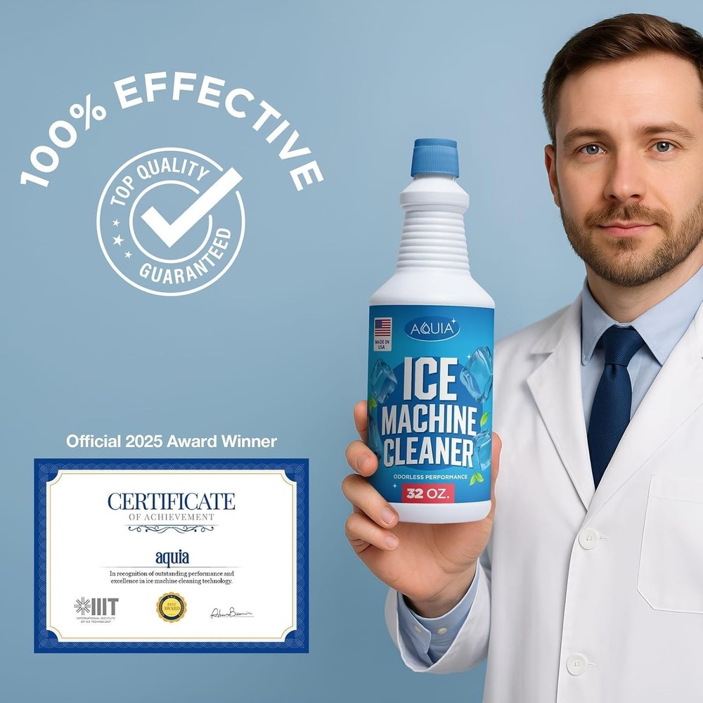 32 oz Powerful Ice Maker Cleaner & Descaler - Universal Compatibility All Brands