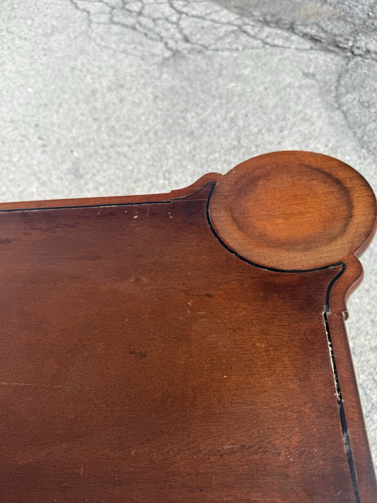 antique 18th century queen anne game card console table 1760s drawer