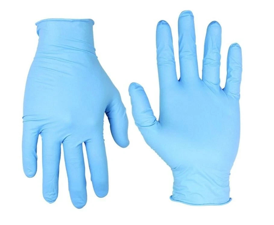 NITRILE and VINYL BLEND  GLOVES 4 Mil Case of gloves 1000 pcs Non Medical LARGE