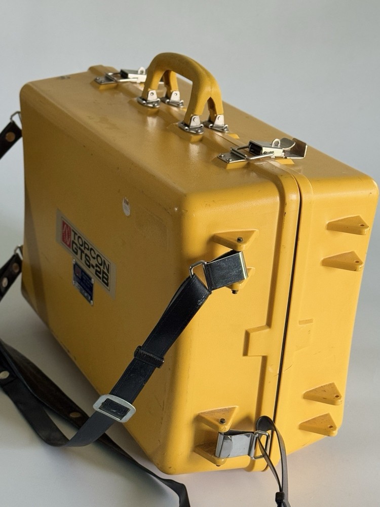 Topcon GTS-2B Total Station ~ Case, Controller, & Accessories - Untested, As-Is