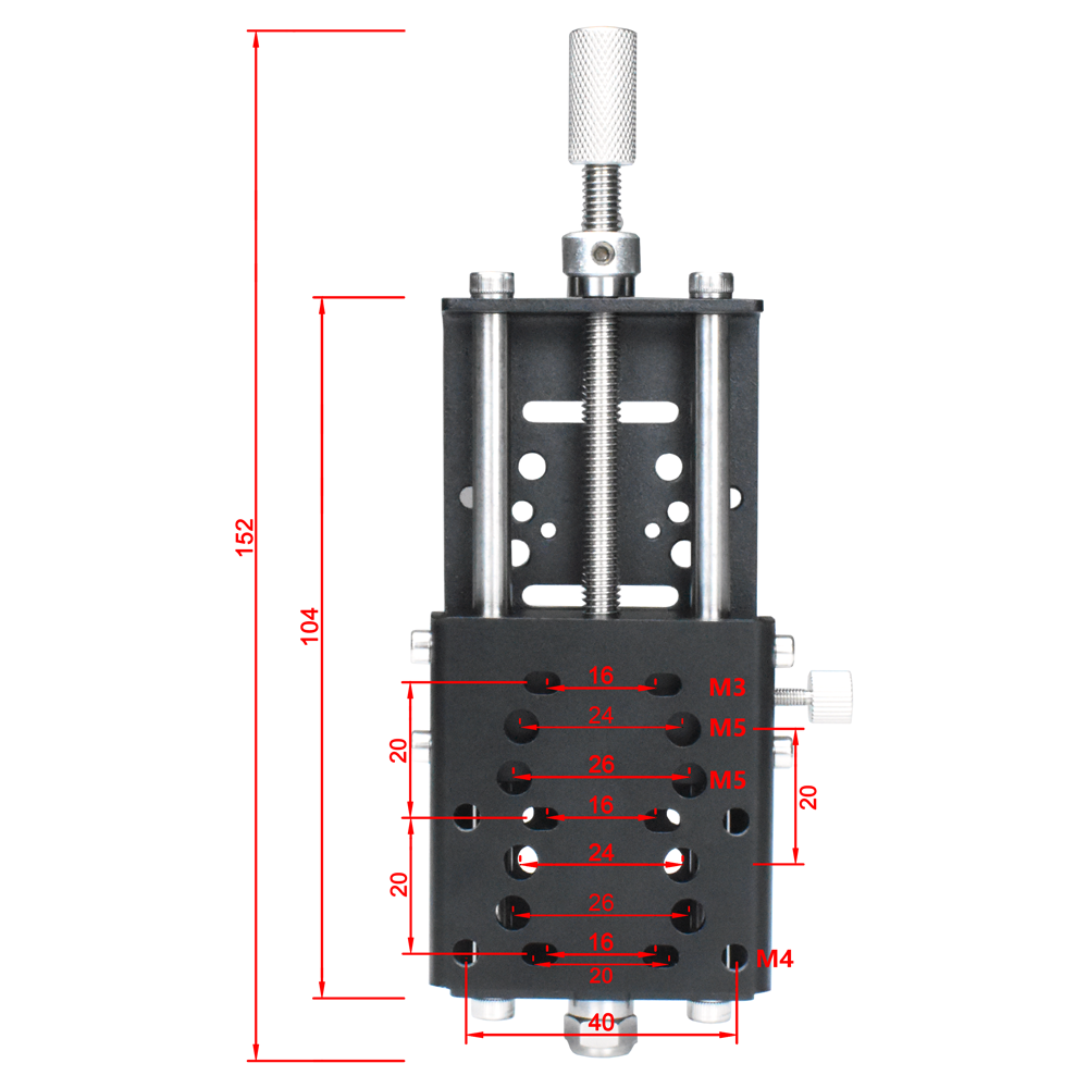 Z Axis Height Adjuster Laser Module Mounting Frame Head Focus Adjuster