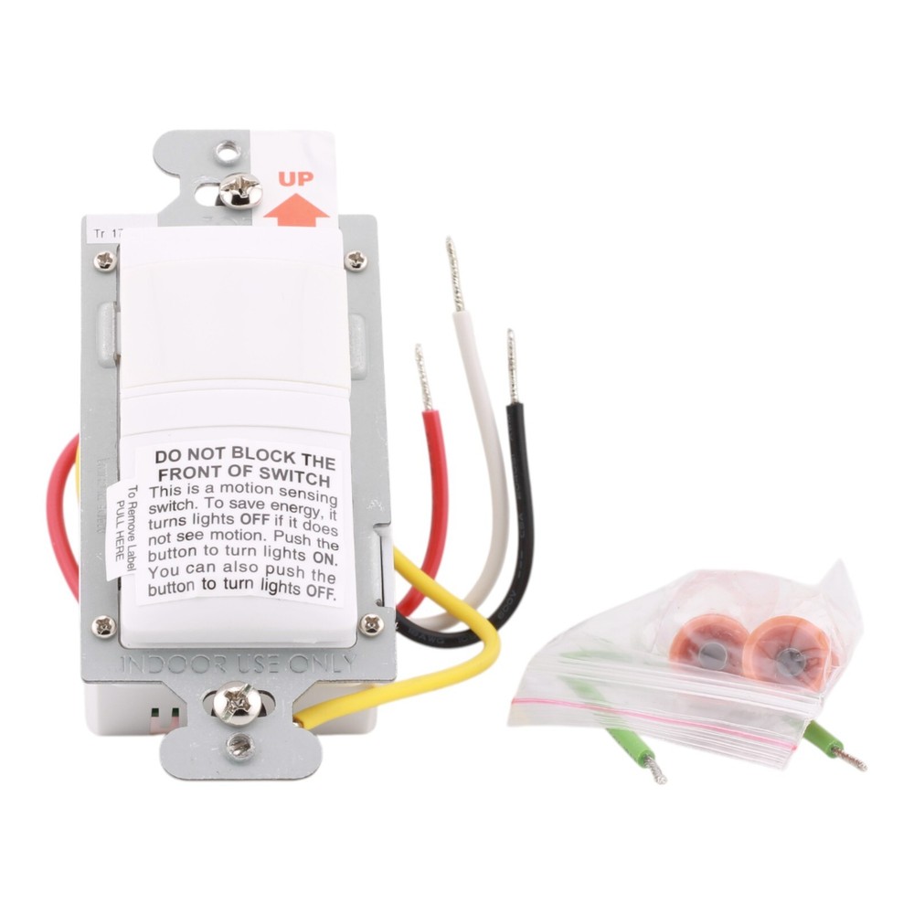 NEW Wattstopper CH-250-W 600W PIR Vacancy Sensor White