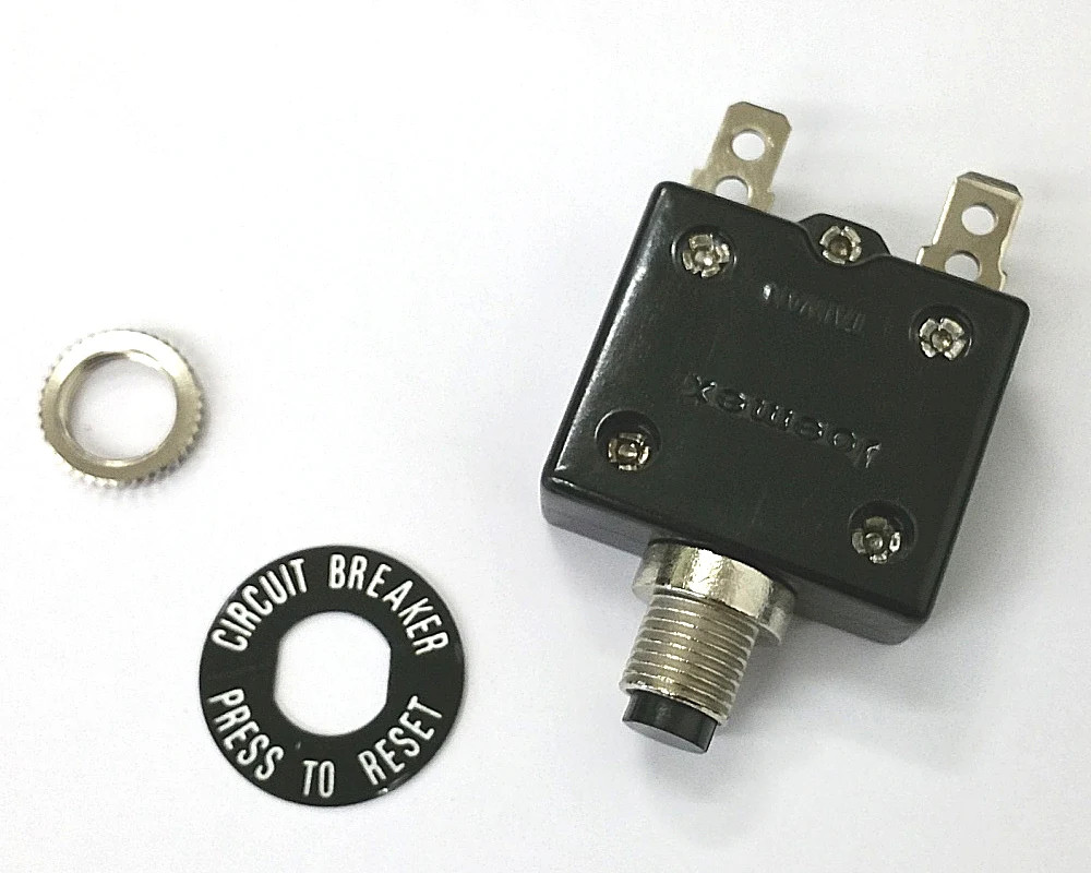 PE7405, Joemex 5 Amp Pushbutton Circuit Breaker ~ 5A