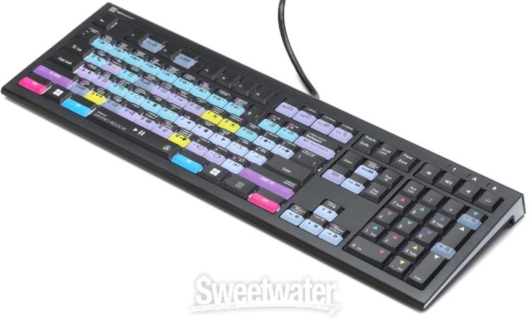 LogicKeyboard ASTRA2 Backlit Keyboard for DaVinci Resolve - Windows