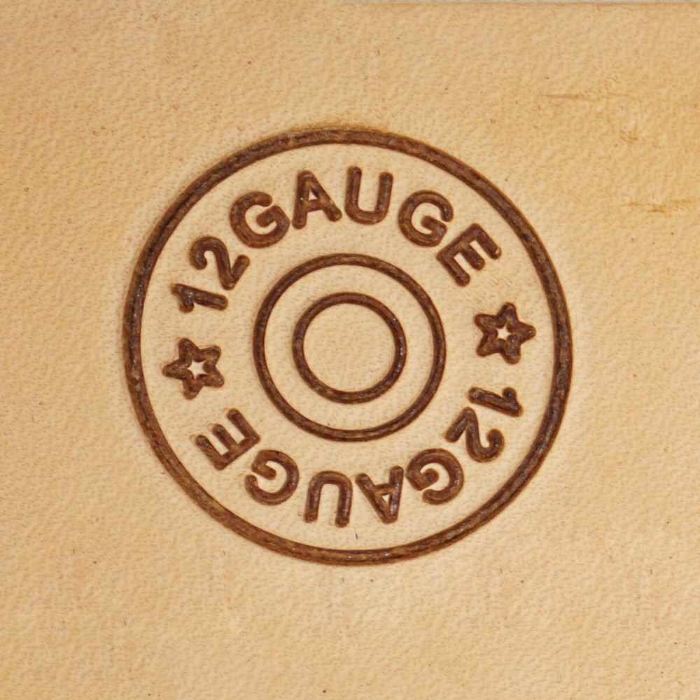 Shotgun Shell 3-D Leather Stamping Tool