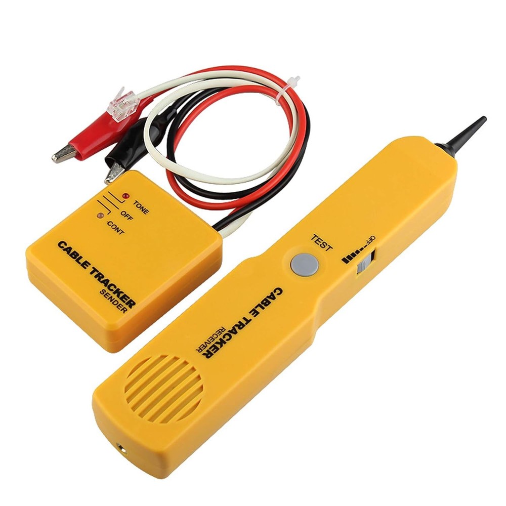 Electrical Wire Tracer Circuit Tester w/Tone Generator & Probe Kit, Black