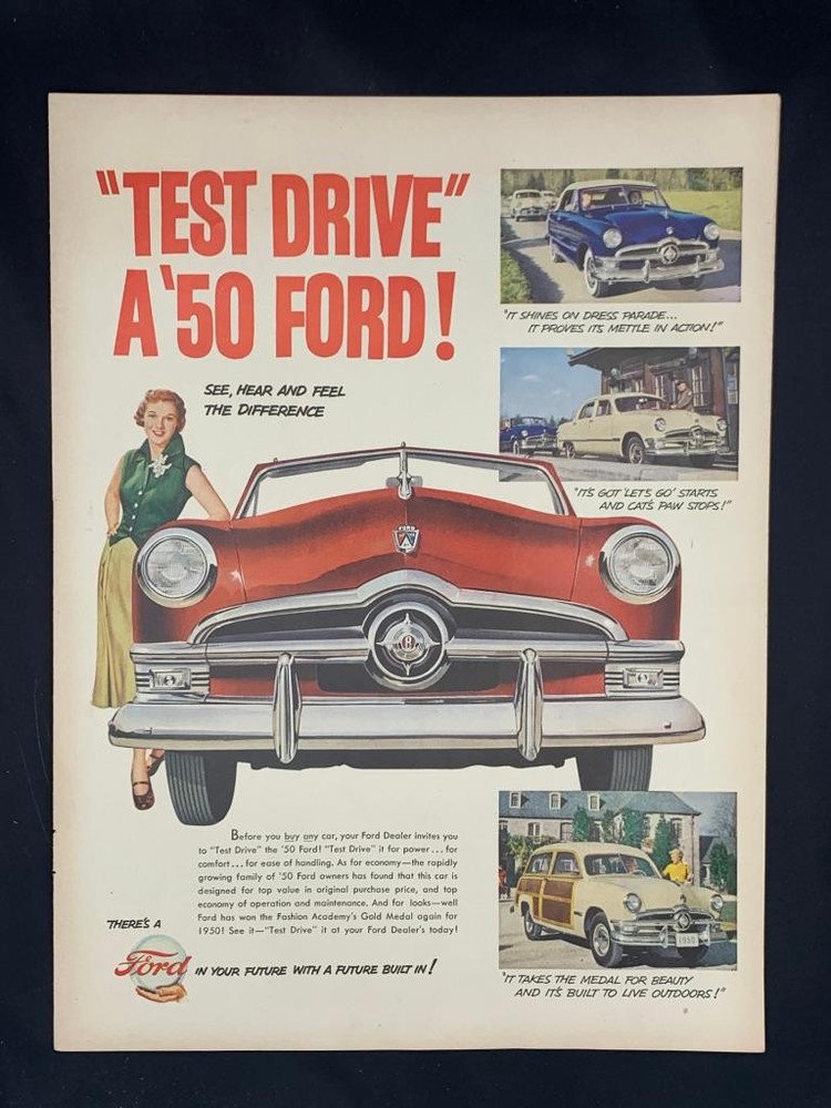 Magazine Ad* - 1950 - Ford - (#1)
