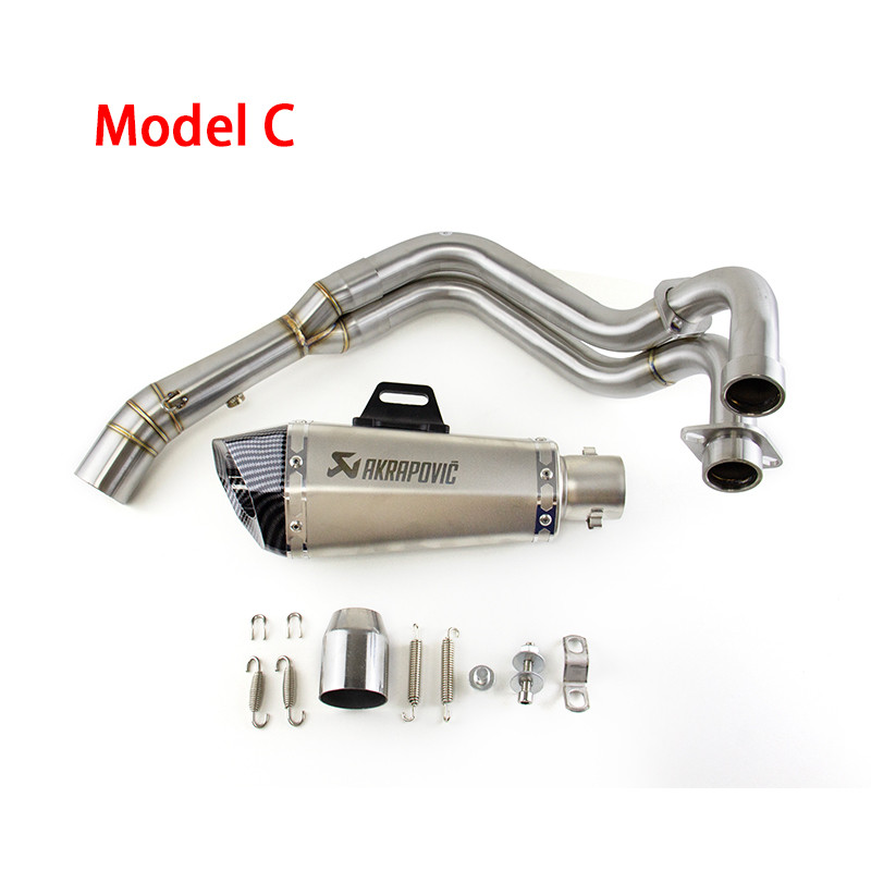 YZF R7 2021-2025 for Yamaha MT-07 Whole System Exhaust Header Pipe Muffler Tips