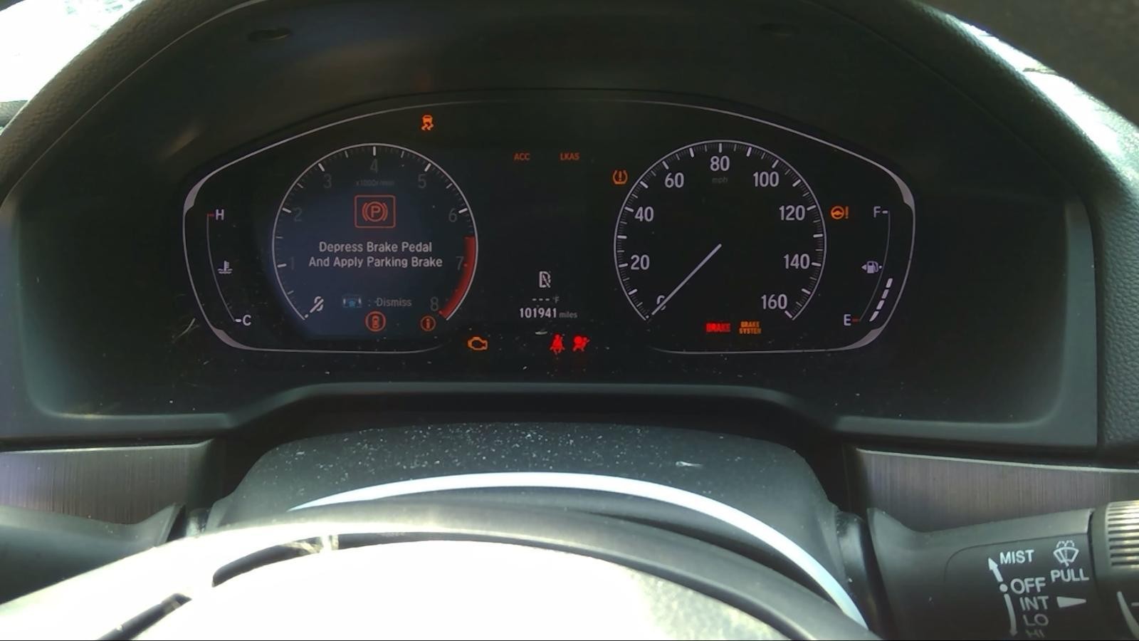 18 19 20 HONDA ACCORD LX 1.5L TURBO CAMERA PROJECTOR WINDSHIELD MOUNTED