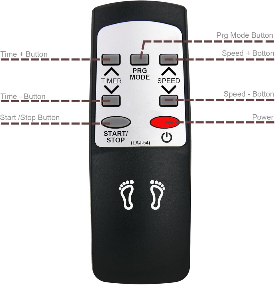 Replacement Remote Control for LifePro Life Pro Waver Vibration Plate Exercise M