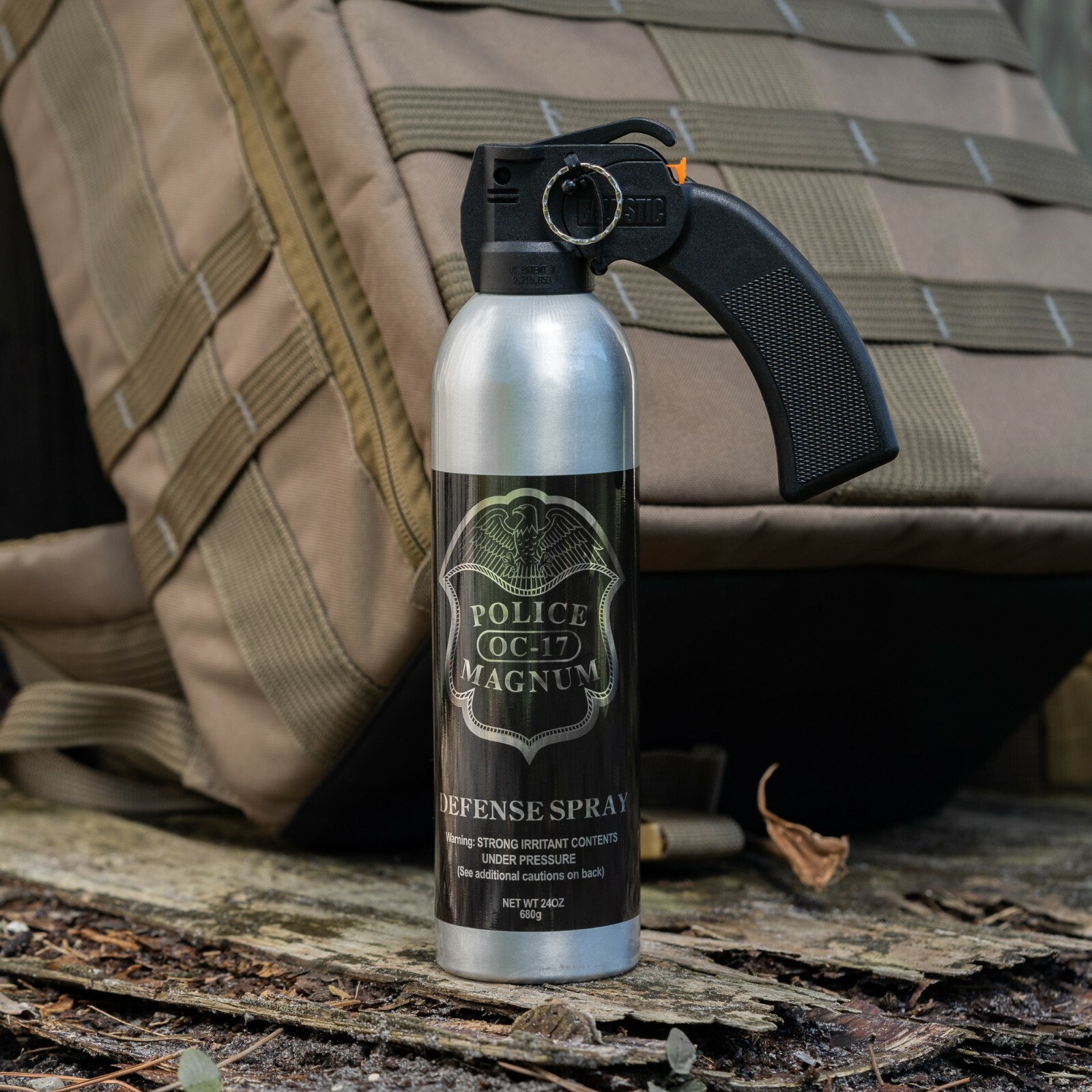 Police Magnum pepper spray 24oz Pistol Grip Fog Riot Defense Security Protection