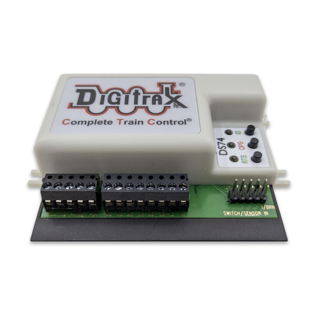 DS74 Digitrax Stationary DCC Decoder for 4 Accessories
