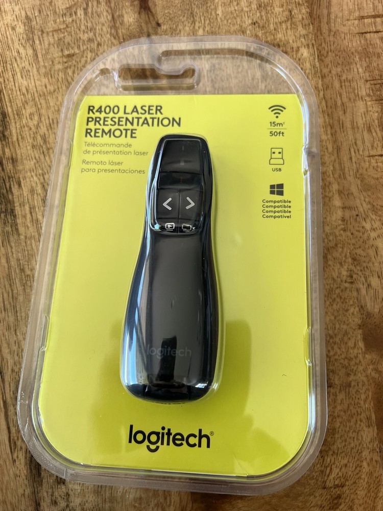 Logitech R400 Laser Presentation Remote - NEW & SEALED