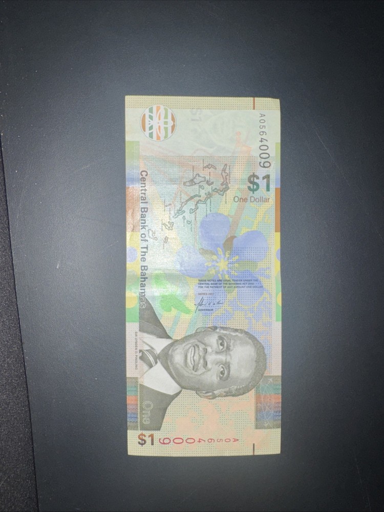 Bahamas, 1 dollar, 2017, P-77, Uncirculated Banknote