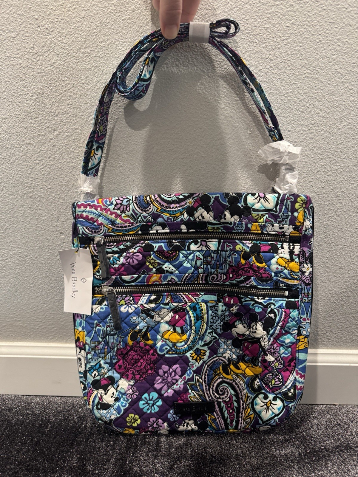 Vera Bradley Disney Mickey Mouse Multicolor Medium Shoulder Bag