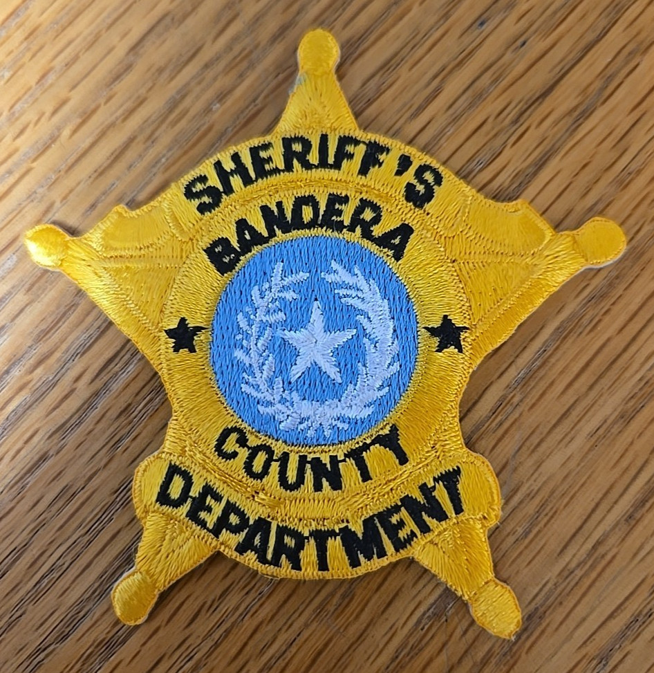 BANDERA COUNTY TEXAS small SHERIFF POLICE PATCH