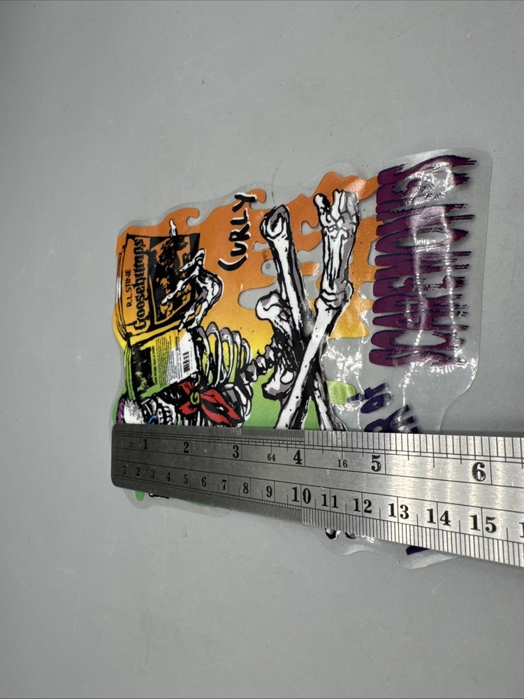 Goosebumps Skeleton Window Cling & Extras