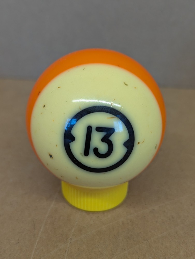 Brunswick Centennial Billiard #13 Pool Single Ball Replacement, Stripe Orange