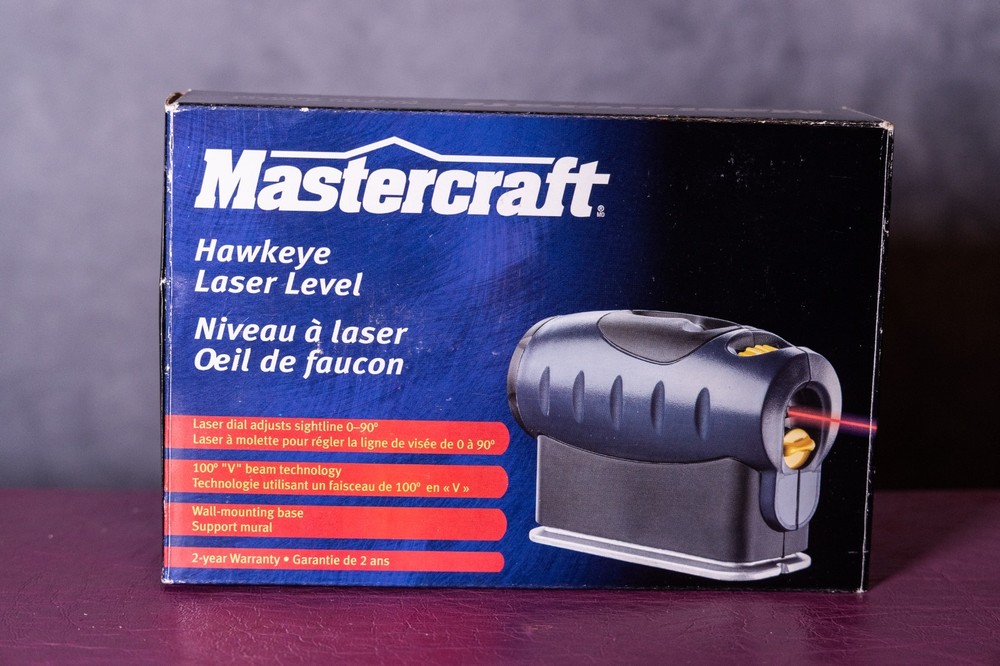 Mastercraft Hawkeye Laser Level – Excellent, Complete in Box