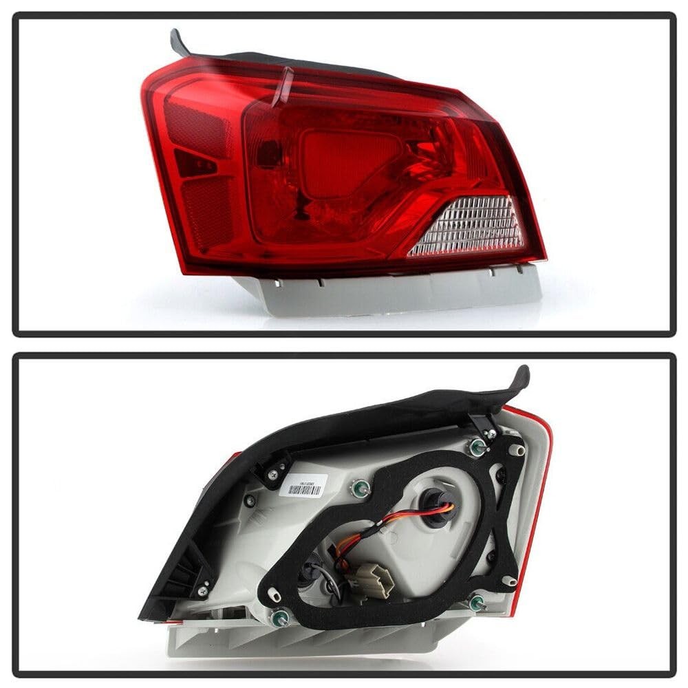 Tail Light Impala 2014-2020 Driver Side Chrome Housing Polycarbonate 127-12072