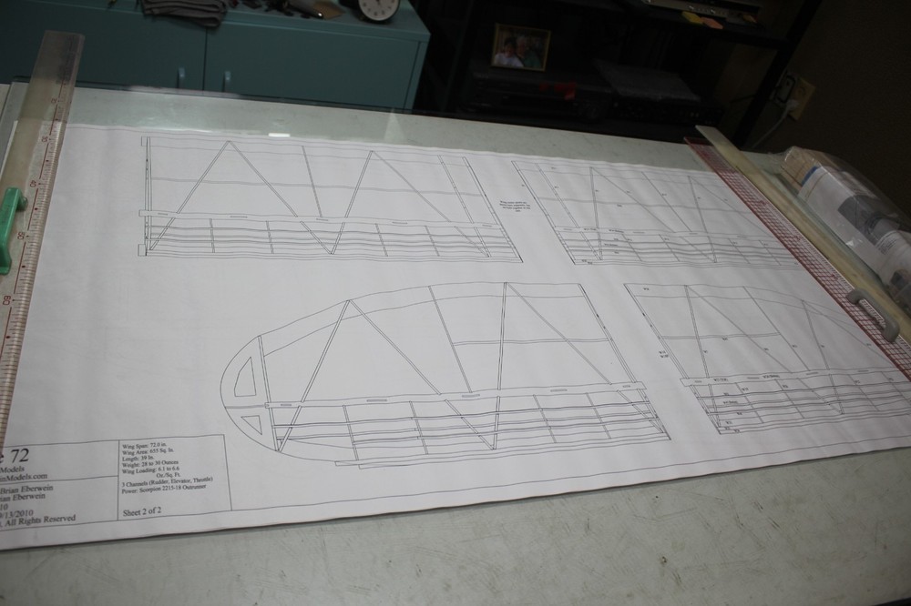 NIB Mountain Models Bogie 72" WS Balsa Laser Cut Old Timer kit