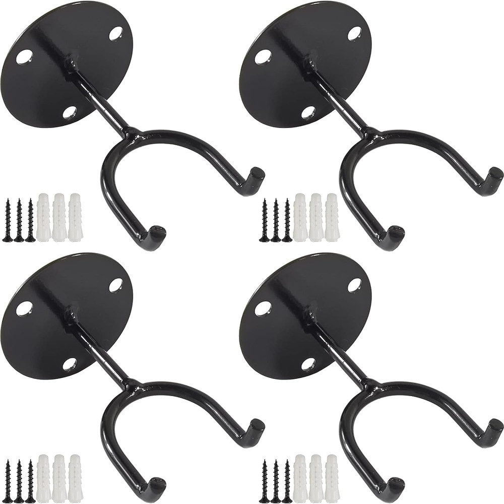 4PCS Baseball Bat Display Holders - Multipurpose Sturdy Wall Mounted Rack for Me