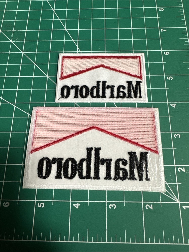 Iron-on Patch Marlboro Two Sizes - High Quality