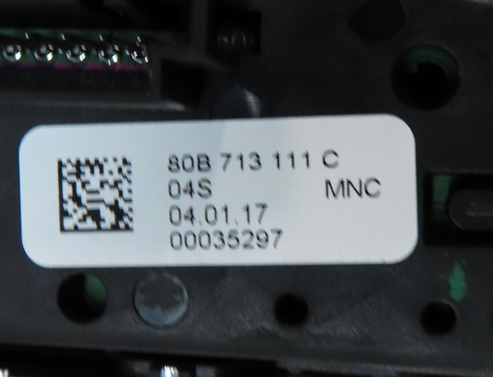 18 AUDI Q5 FY 80A FRONT LEFT DRIVER AUTOMATIC SHIFT SHIFTER INDICATOR TRIM PANEL