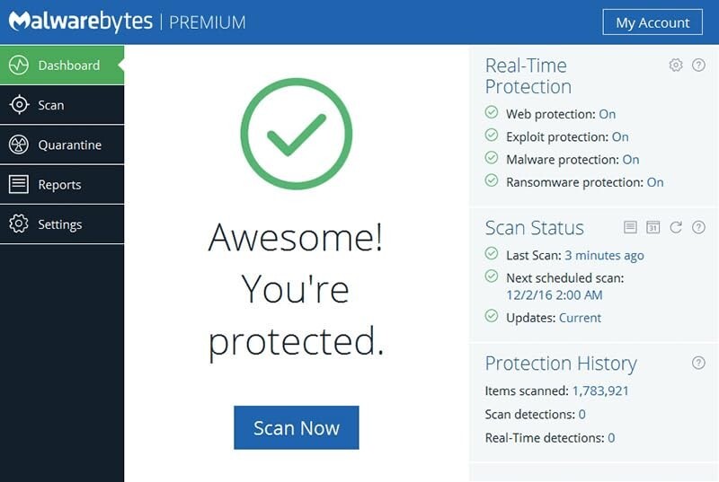 MALWAREBYTES PREMIUM 2024 - 5 DEVICE - Windows, Mac, Android, iOS - Same Day key