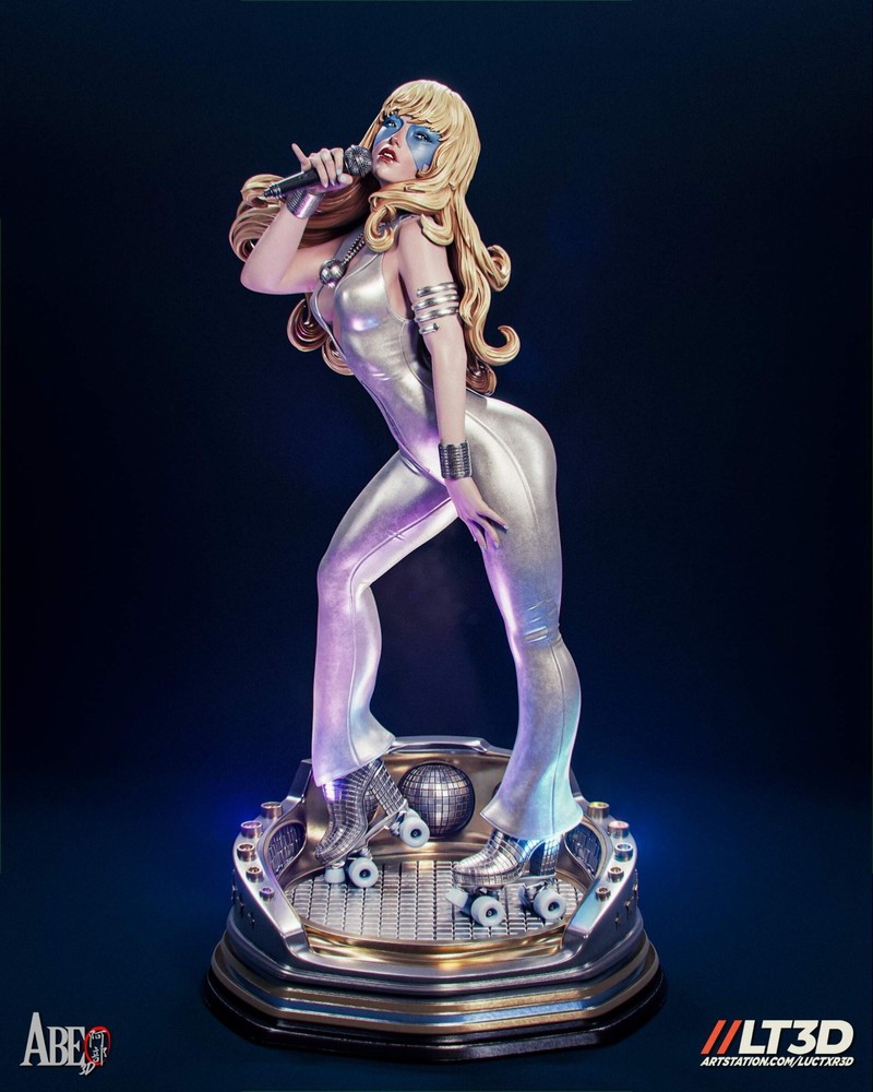 Dazzler Statue 3D Printed kit Unpainted/Unassembled
