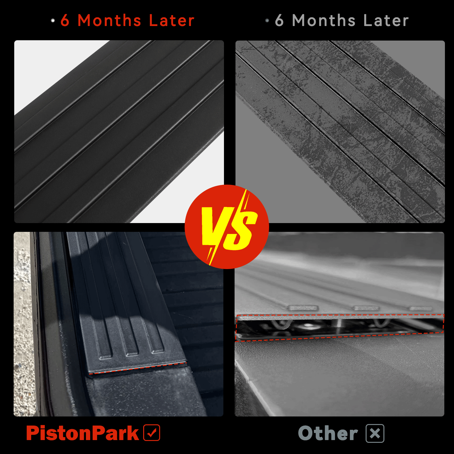 For 2015-19 Ford F150 Tailgate Moulding Cover With Flexible Step FL3Z-9940602-B