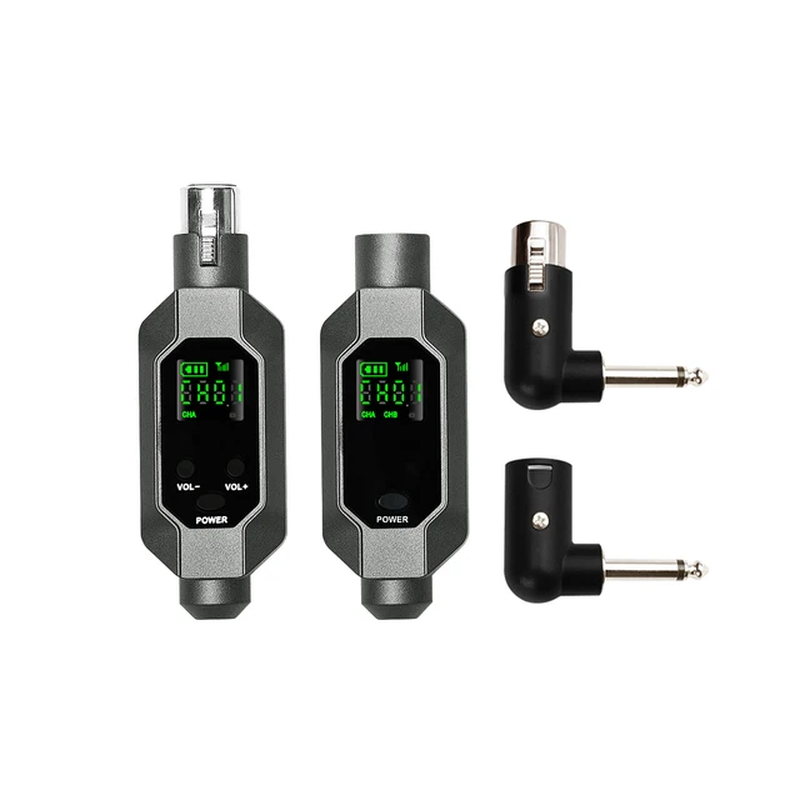 Wireless Microphone Converter XLR Transmitter and Receiver Microphone for Dynami