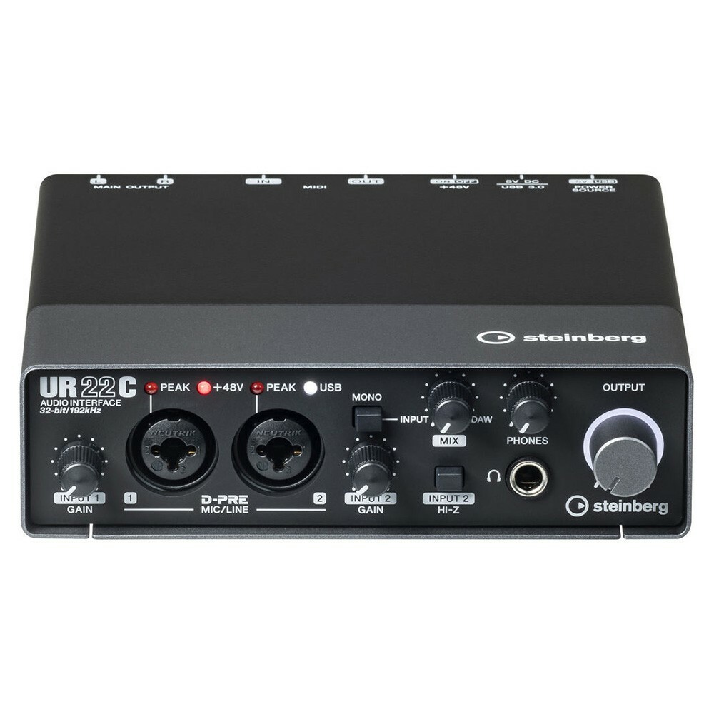 Steinberg UR22c 2x2 USB 3.0 Type C Audio Interface