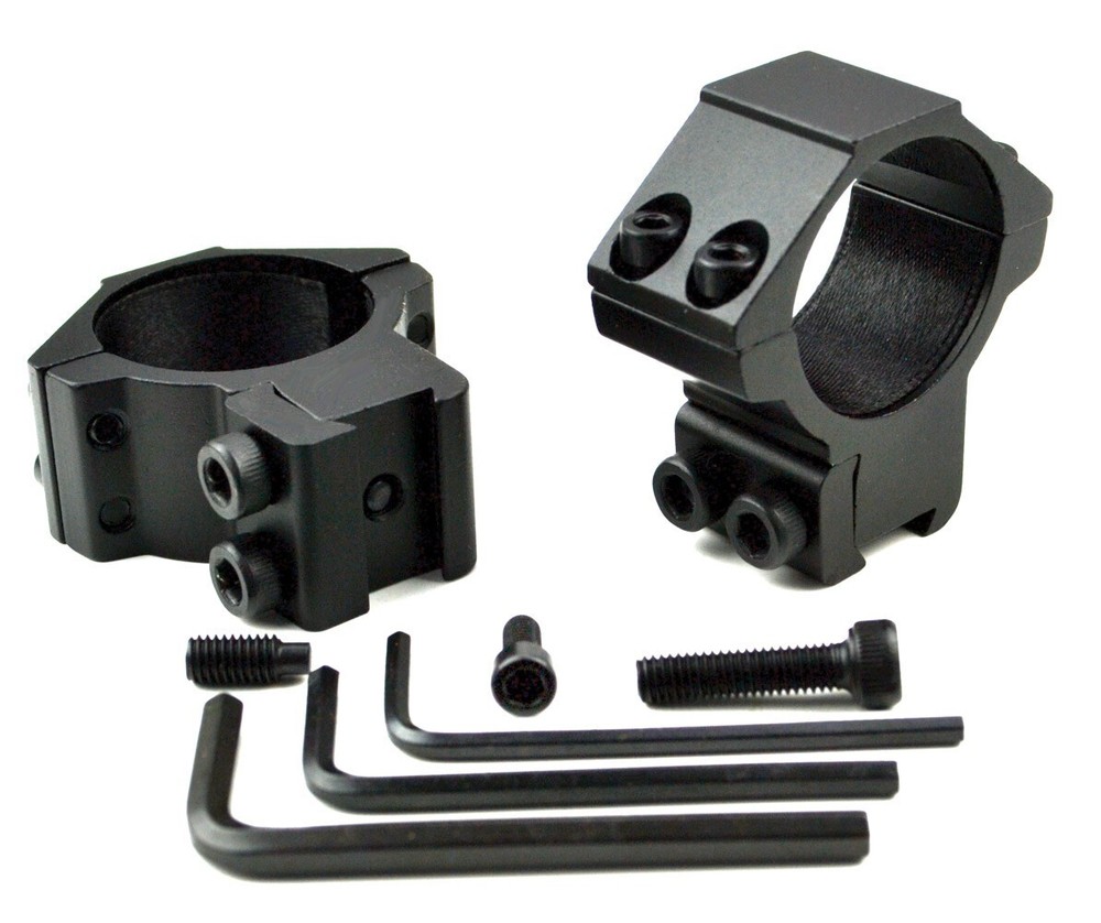 Medium Profile 30mm Scope Ring Mount for Dovetail Rails