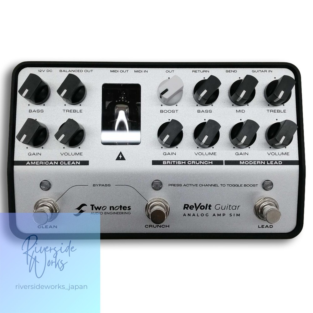 TWO NOTES Effect Pedal REVOLT GUITAR ANALOG AMP SIM - Versatile JP