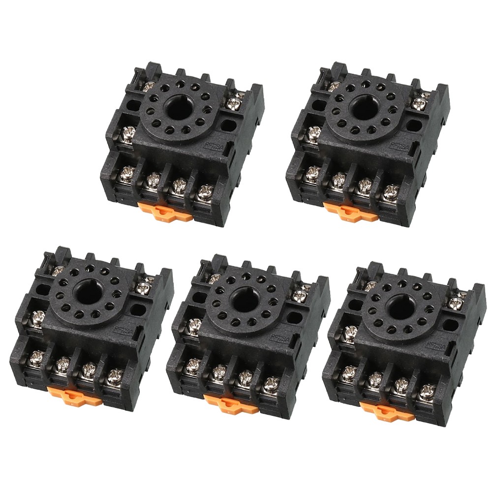 5pcs 11 Pin Screw Terminals PF113A Relay Base Socket for Time Delay