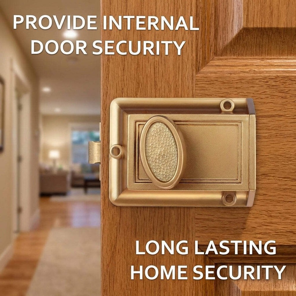Bronze Single Cylinder Deadbolt Lock with 5-Pin Keyed Security