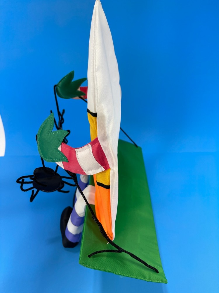 Halloween - Candy Corn On a Swing - Hanging Decoration