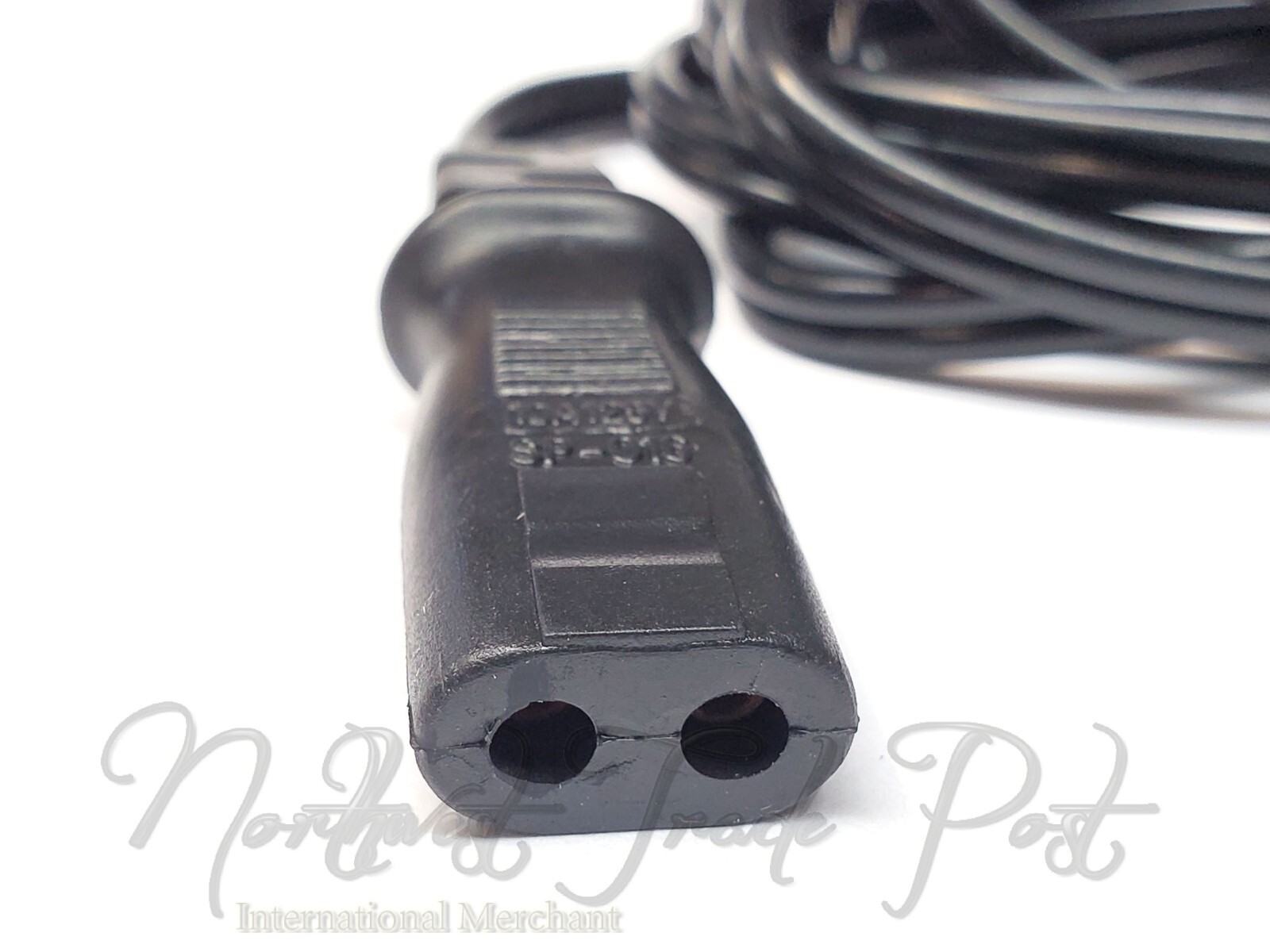 2-Pin Oval Power Cord for Technics Turntable Record Player Model SL-B350 SL-10 +